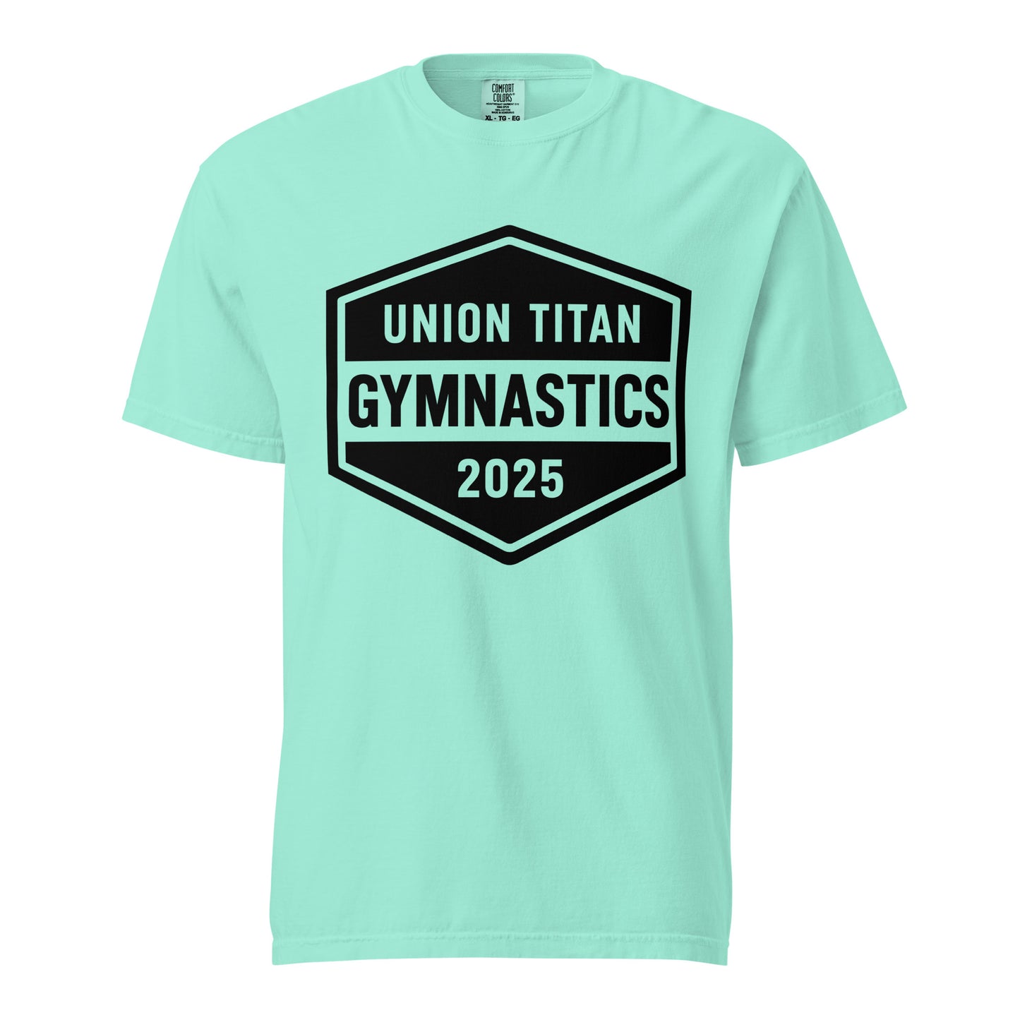 Signature | Comfort Colors T-Shirt | Union Gymnastics | Vanguard Logo