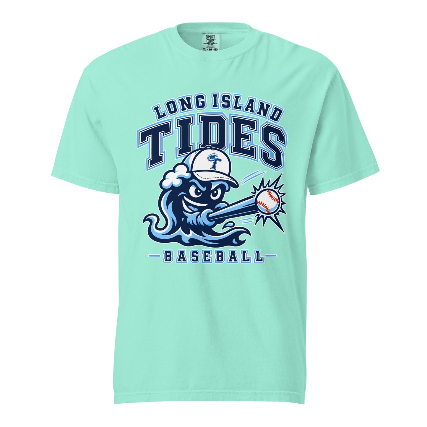 Signature | Comfort Colors T-Shirt | Long Island Tides Baseball | Valor Logo