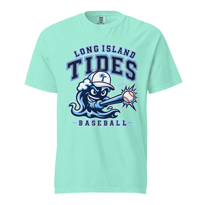 Signature | Comfort Colors T-Shirt | Long Island Tides Baseball | Valor Logo