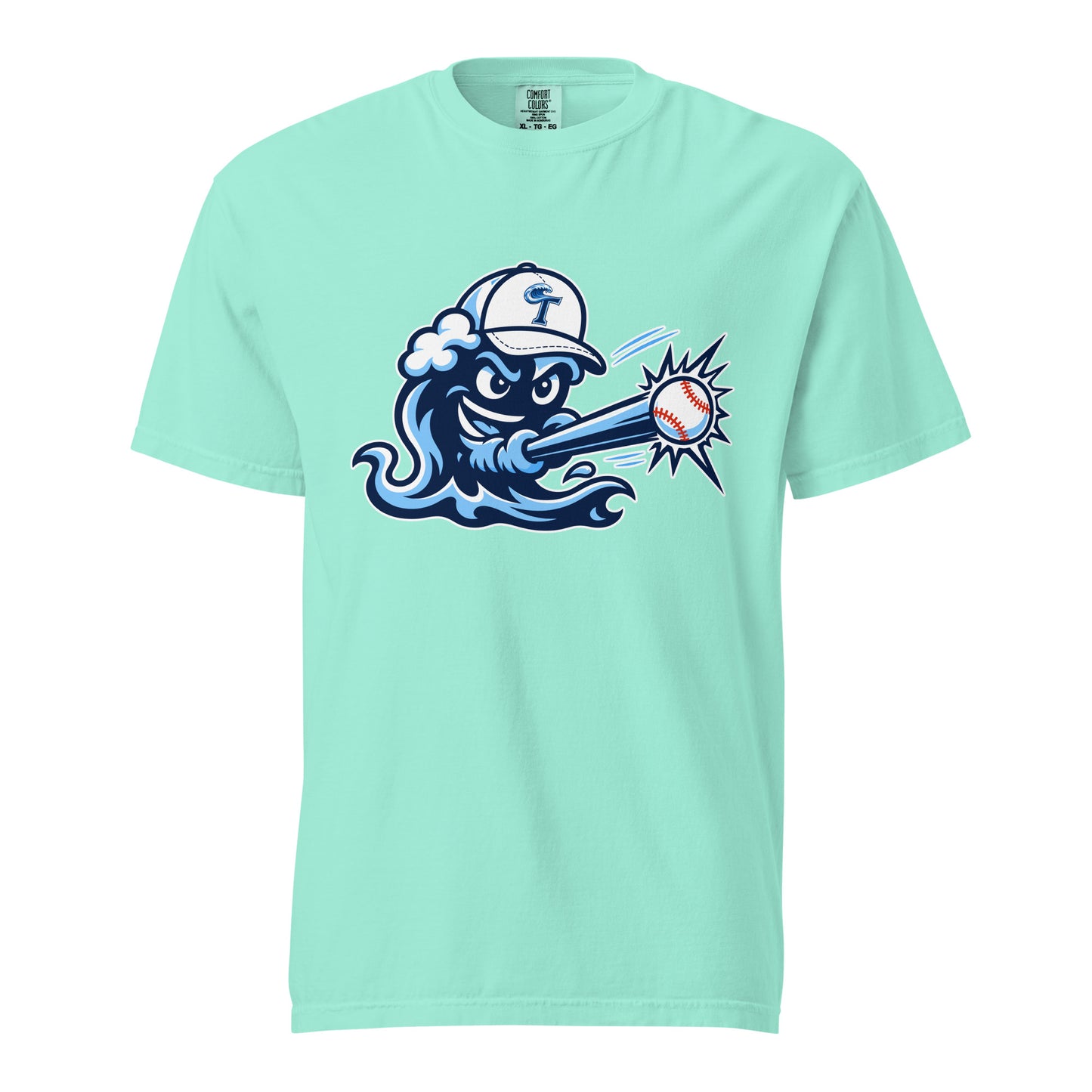 Signature | Comfort Colors T-Shirt | Long Island Tides Baseball | Mascot Logo
