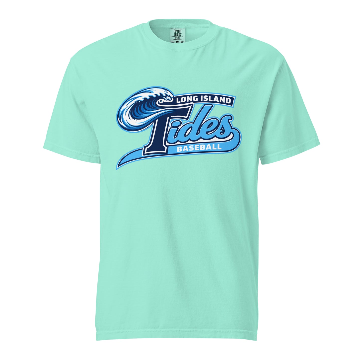 Signature | Comfort Colors T-Shirt | Long Island Tides Baseball | Ironclad Tides Logo