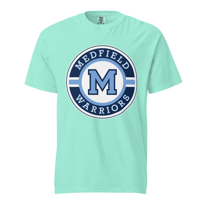 Signature | Comfort Colors T-Shirt | Medfield Softball | Badge Logo