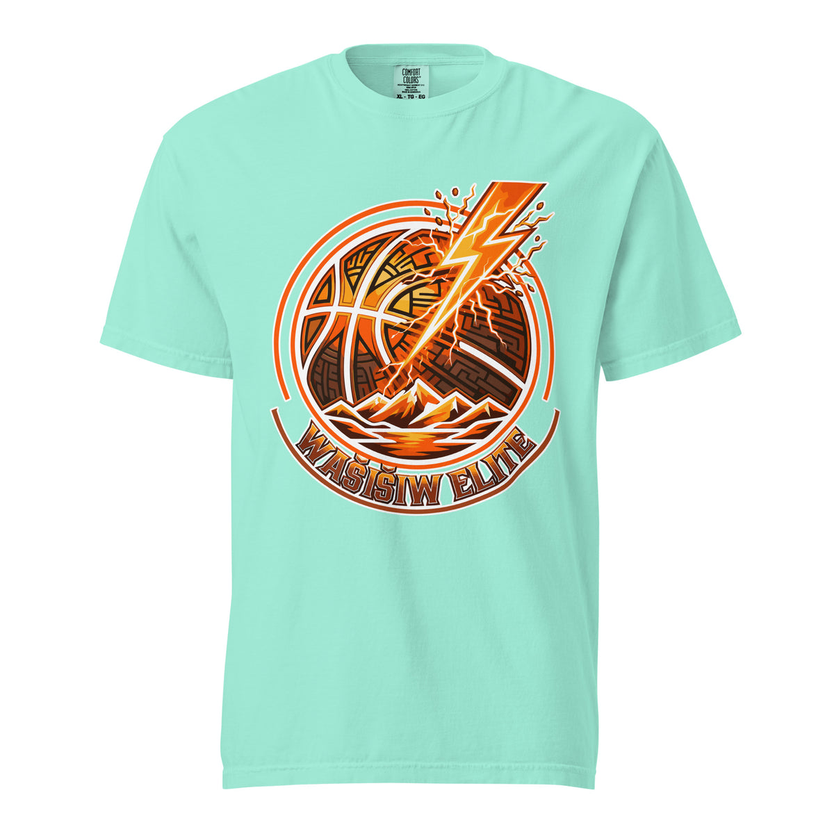 Signature | Comfort Colors T-Shirt | Wašišiw Elite | Crest Logo