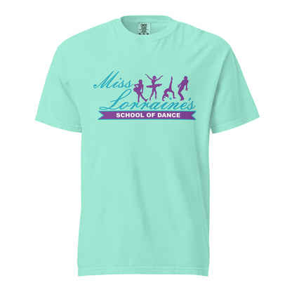Signature | Comfort Colors T-Shirt | Miss Lorraine’s School of Dance | Crest Logo