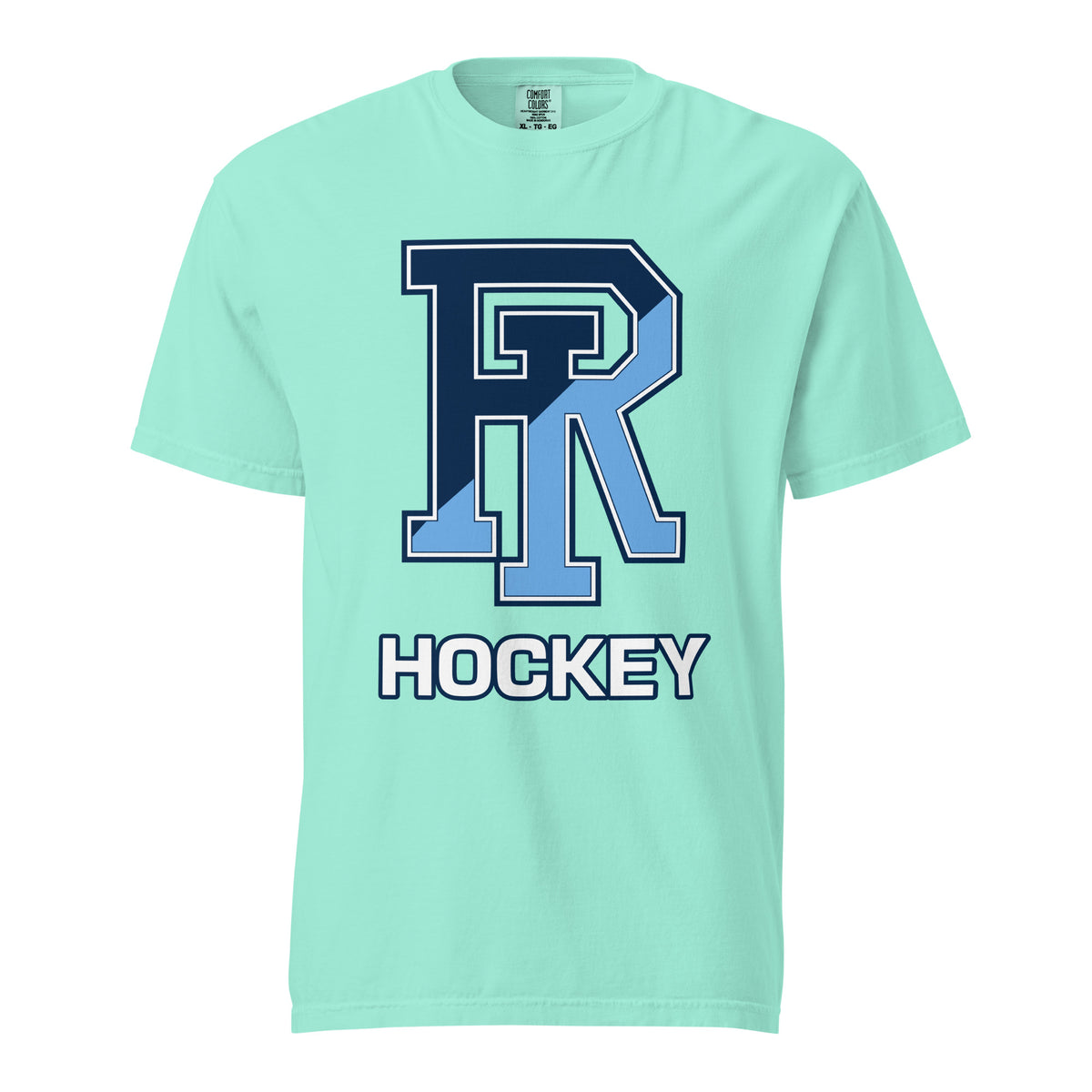 Signature | Comfort Colors T-Shirt | URI Men’s Hockey | Crest Logo