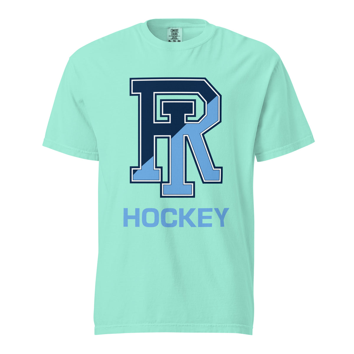 Signature | Comfort Colors T-Shirt | URI Men’s Hockey | Vanguard Logo