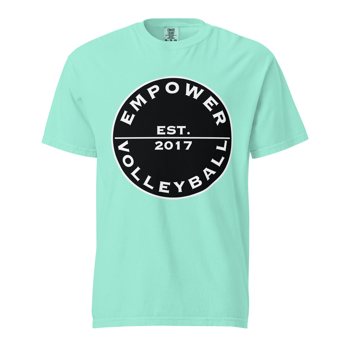 Signature | Comfort Colors T-Shirt | Empower Volleyball Club | Alpha Spike Logo