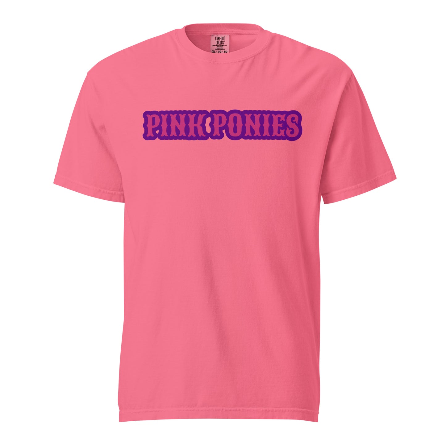 Signature | Comfort Colors T-Shirt | Pink Pony Athletic Club | Script Logo
