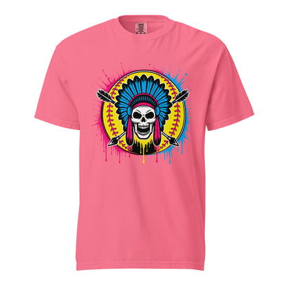 Signature | Comfort Colors T-Shirt | Savage Softball | Emblem Logo