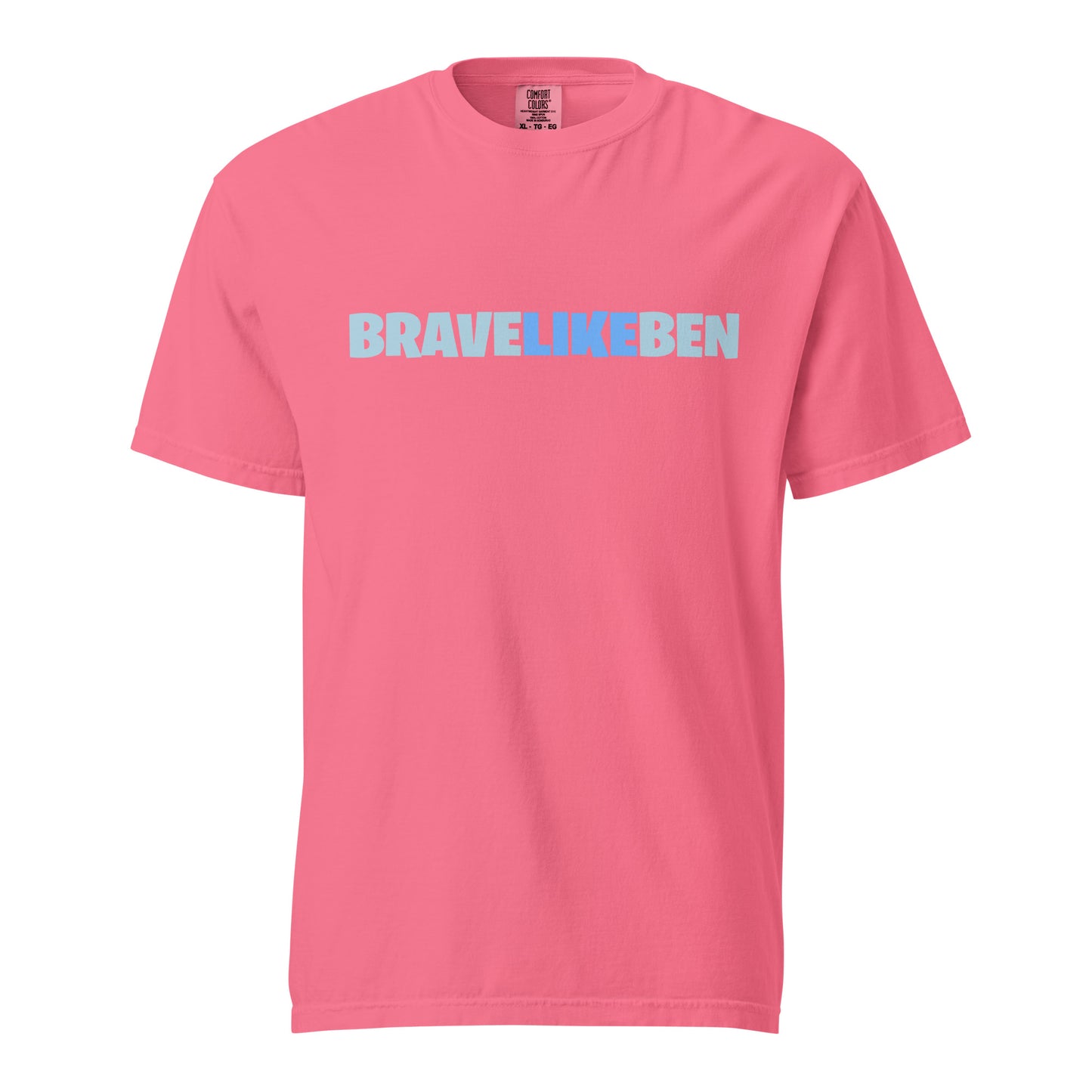 Signature | Comfort Colors T-Shirt | Brave Like Ben | Wordmark Logo