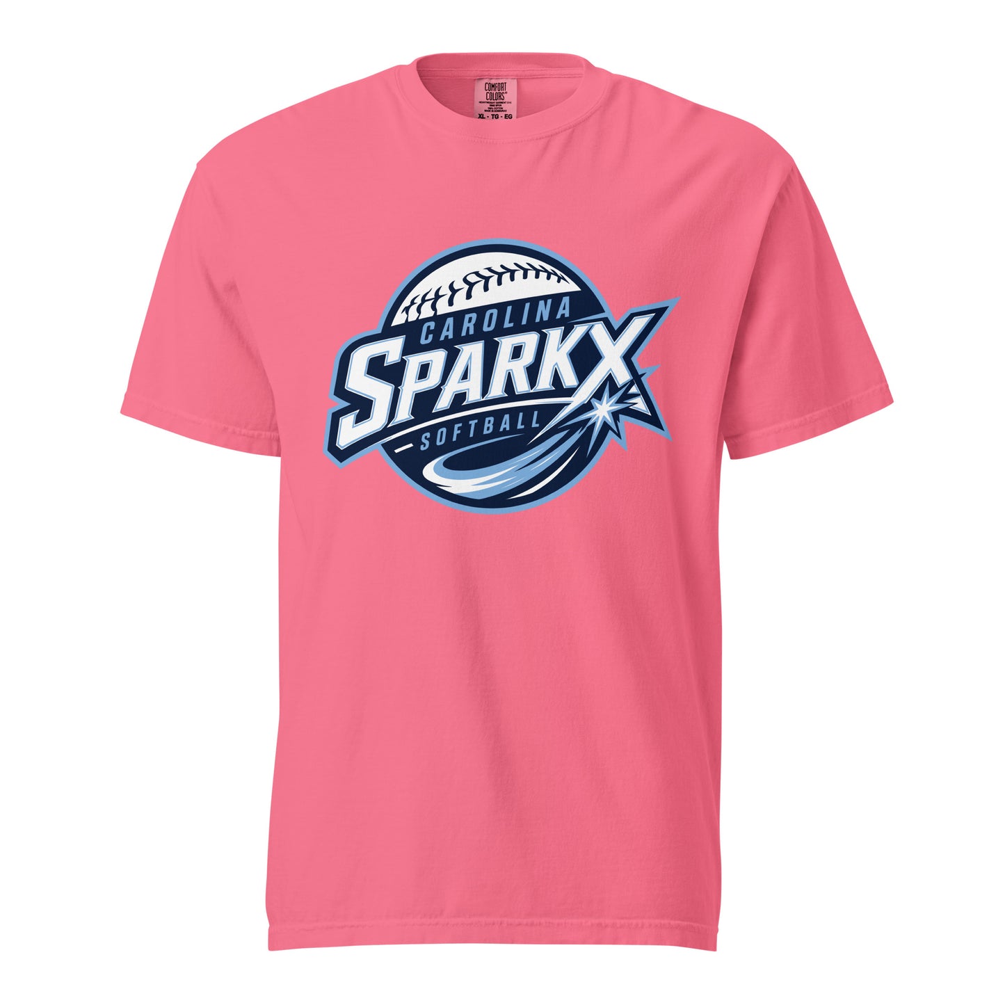 Signature | Comfort Colors T-Shirt | Carolina Sparkx | Vanguard Logo