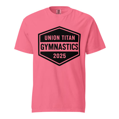 Signature | Comfort Colors T-Shirt | Union Gymnastics | Vanguard Logo