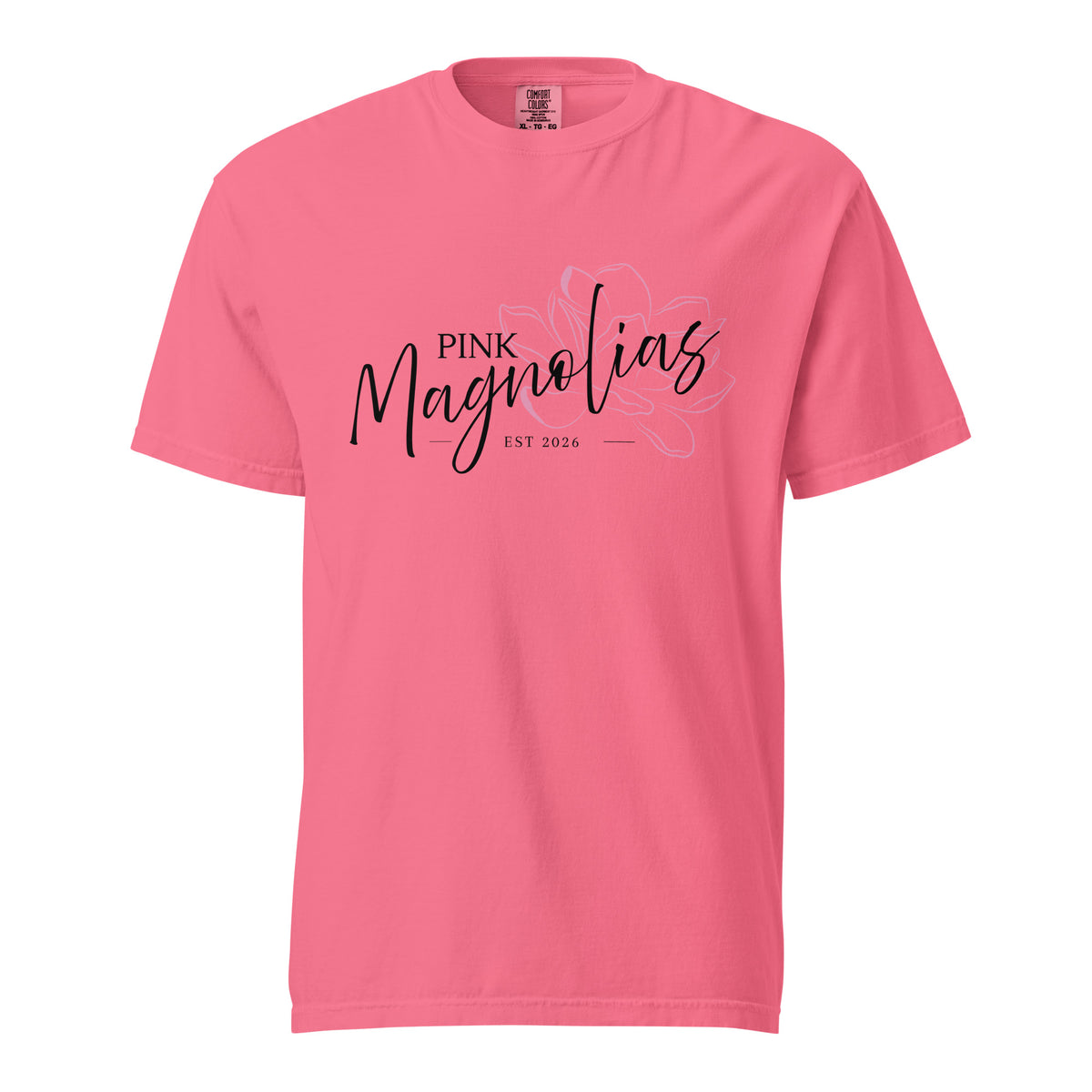 Signature | Comfort Colors T-Shirt | Pink Magnolias Dance | Lettermark Logo