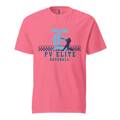 Signature | Comfort Colors T-Shirt | PV Elite 7U Baseball | Valor Logo