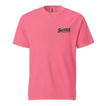 Signature | Comfort Colors T-Shirt | Suffolk University Cheerleading | Athletics Logo