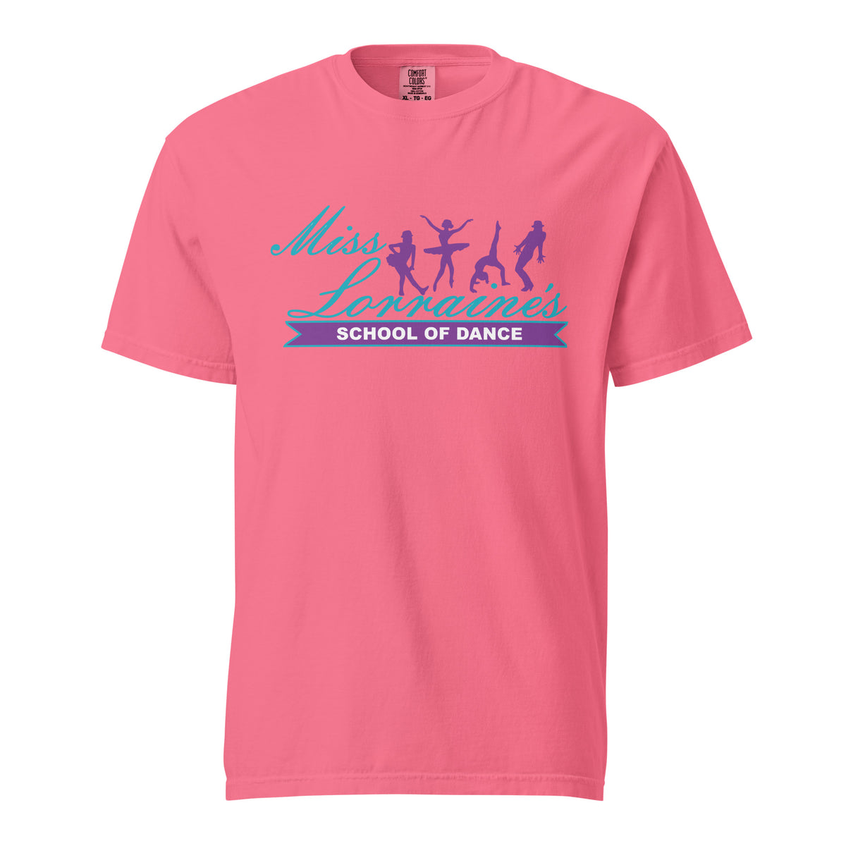 Signature | Comfort Colors T-Shirt | Miss Lorraine’s School of Dance | Crest Logo