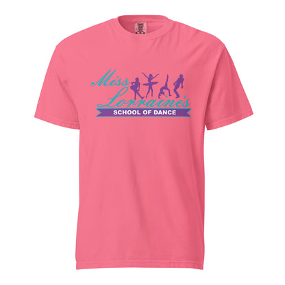 Signature | Comfort Colors T-Shirt | Miss Lorraine’s School of Dance | Crest Logo