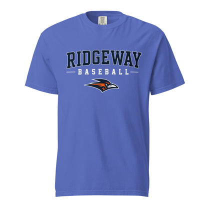 Signature | Comfort Colors T-Shirt | Ridgeway High School Baseball | Modern Script Logo