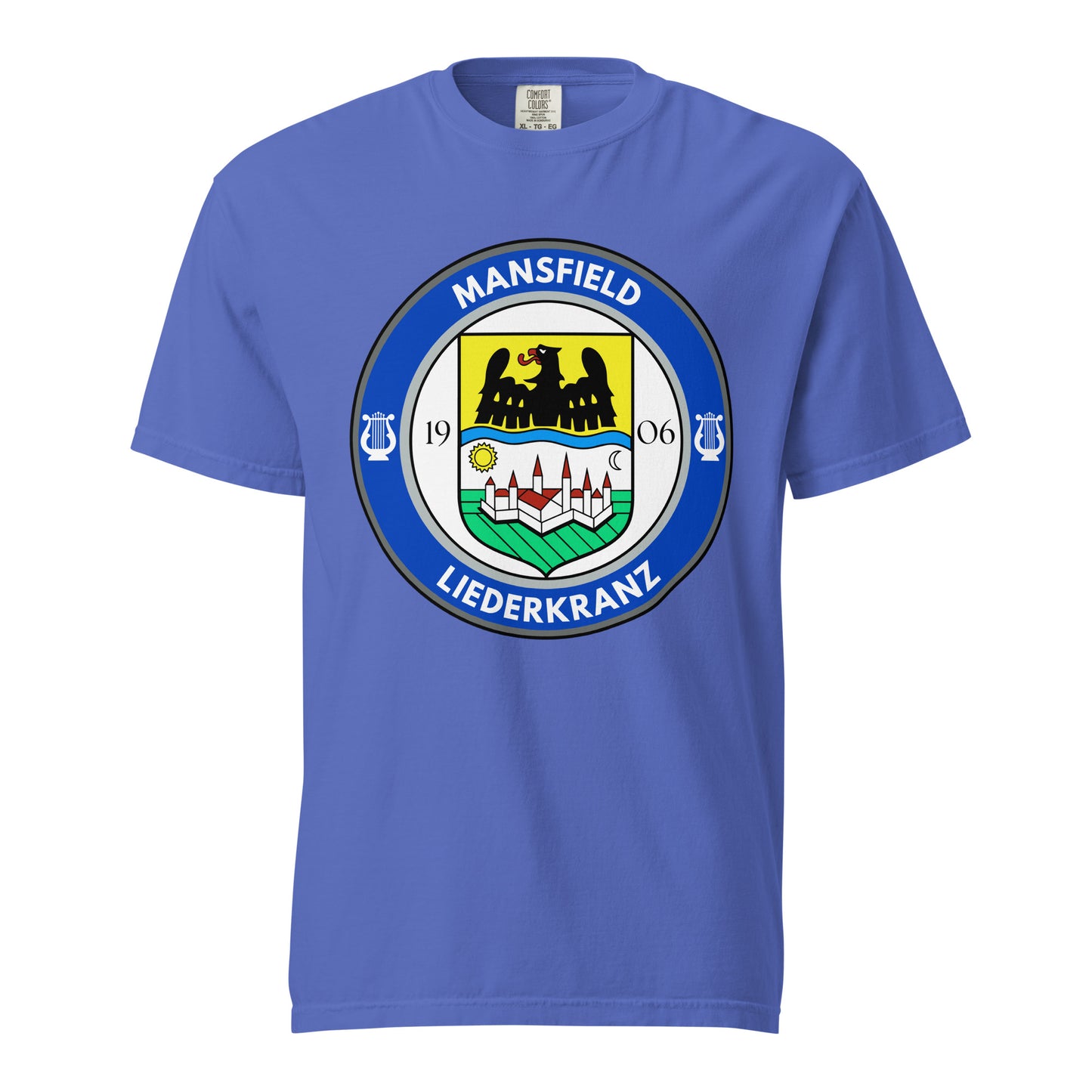 Signature | Comfort Colors T-Shirt | Liederkranz Soccer Club | Badge Logo