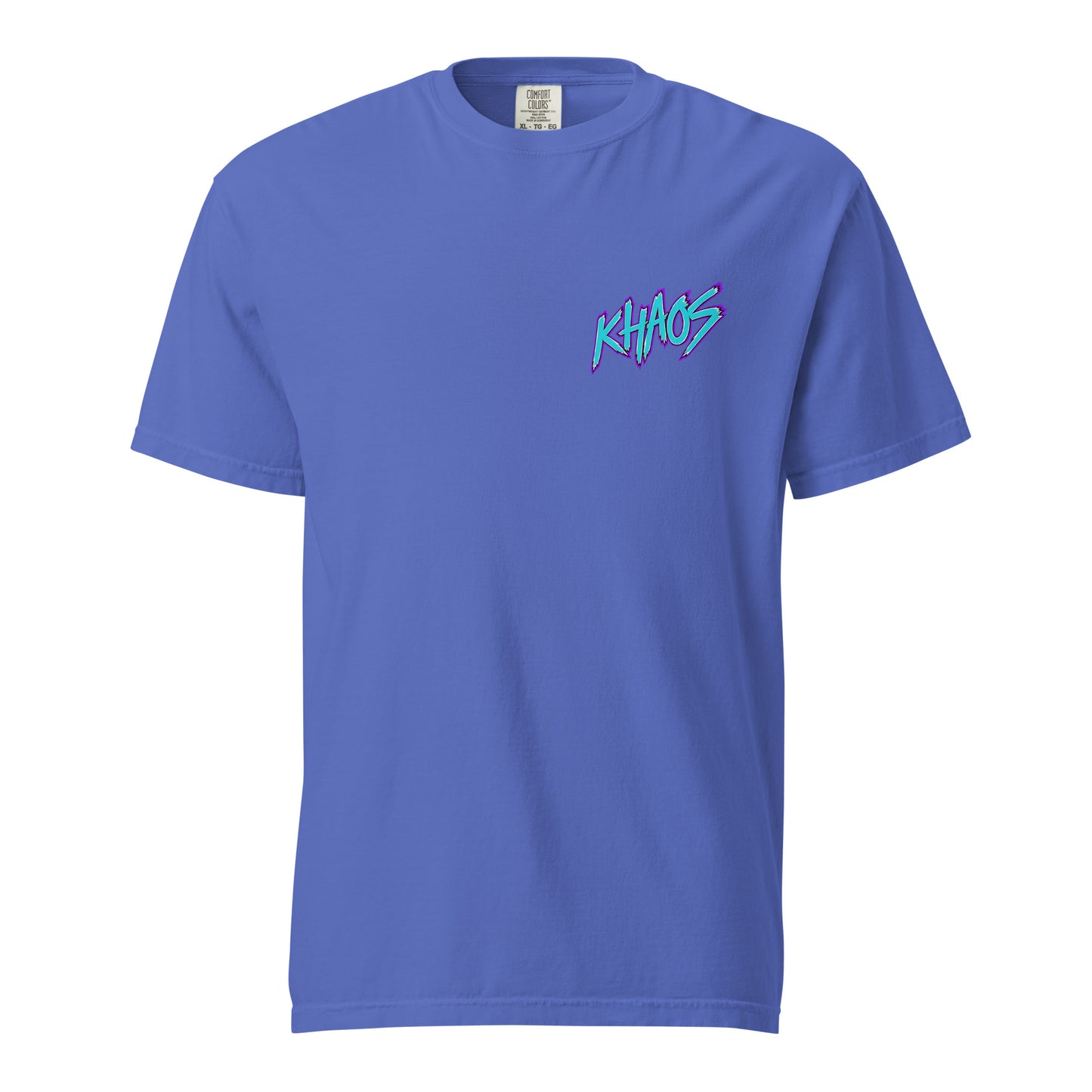 Signature | Comfort Colors T-Shirt | Khaos Softball | Script Logo