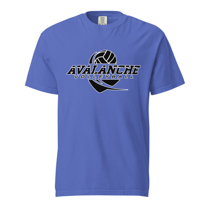 Signature | Comfort Colors T-Shirt | Avalanche Volleyball Club | Crest Logo