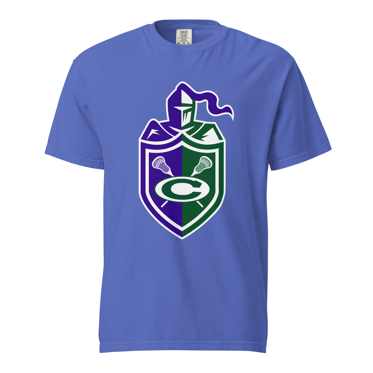 Signature | Comfort Colors T-Shirt | Central West Girls Lacrosse | Crest Logo