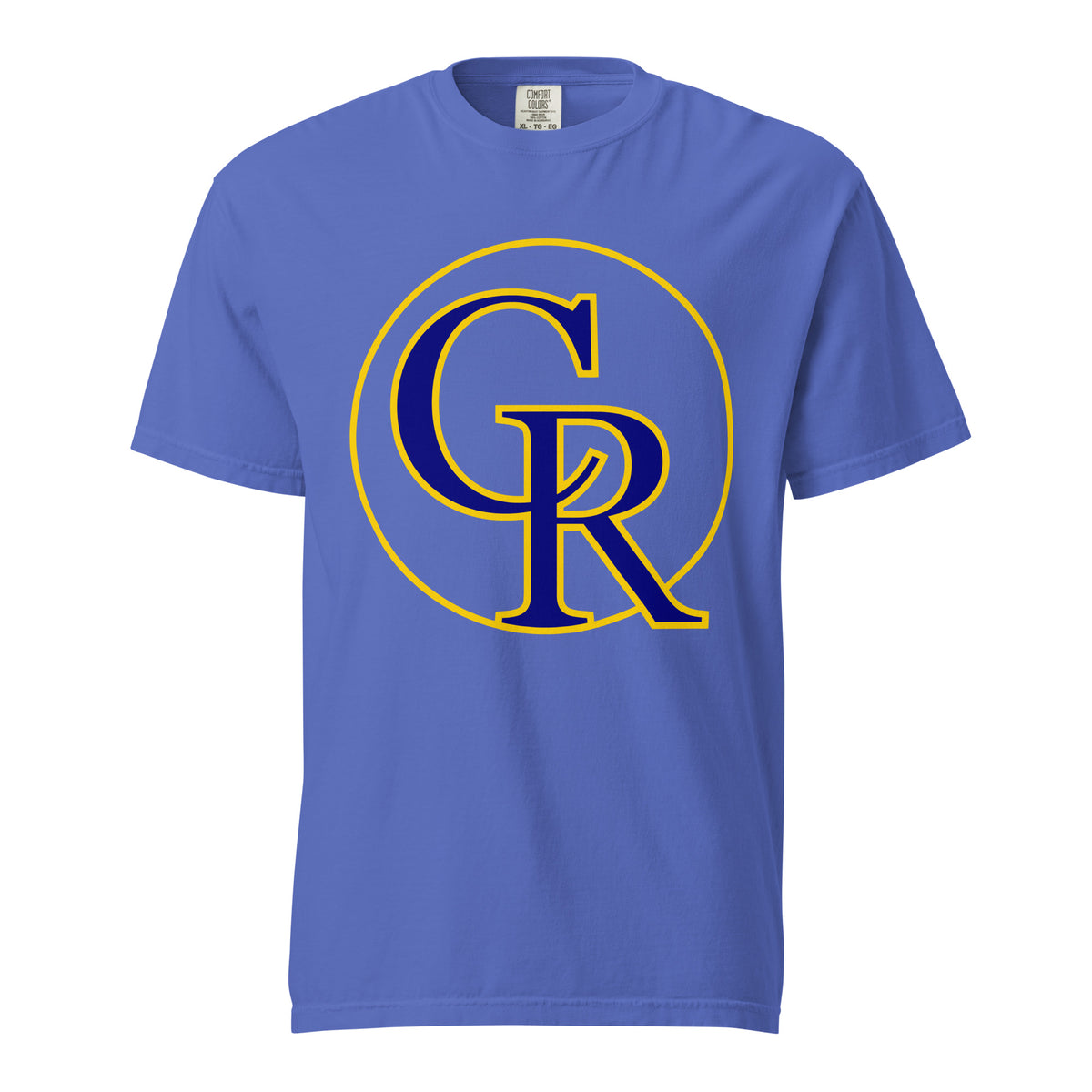 Signature | Comfort Colors T-Shirt | Chestnut Ridge Lions Football | Crest Logo