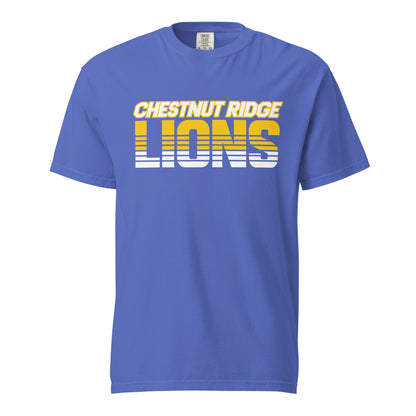 Signature | Comfort Colors T-Shirt | Chestnut Ridge Lions Football | Script Logo