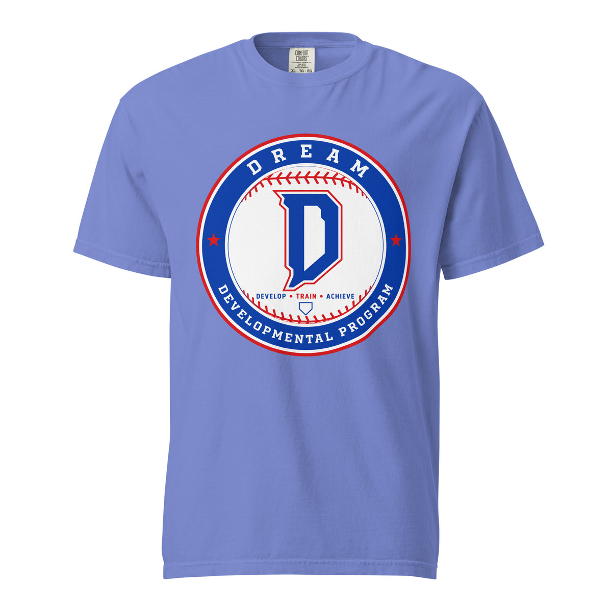 Signature | Comfort Colors T-Shirt | Dream Developmental Program | Badge Logo