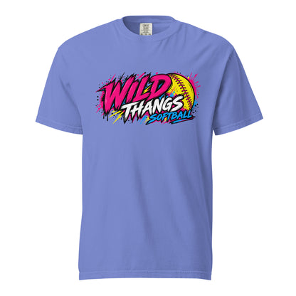 Signature | Comfort Colors T-Shirt | Wild Thangs | Ironclad Fastpitch Logo