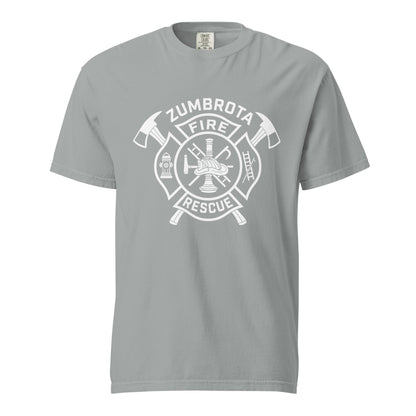 Signature | Comfort Colors T-Shirt | Zumbrota Fire Department | Crest Logo