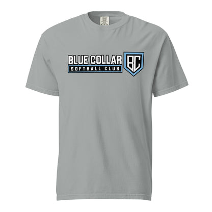 Signature | Comfort Colors T-Shirt | Blue Collar Softball 2034 | Vanguard Logo