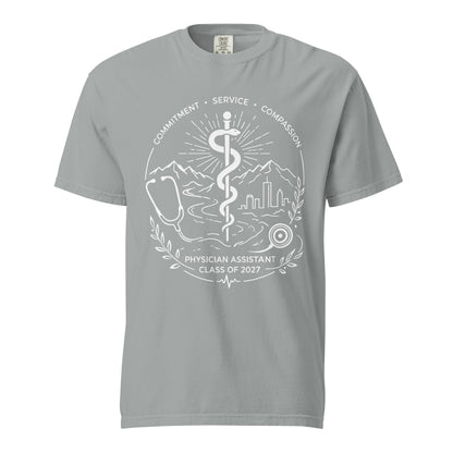Signature | Comfort Colors T-Shirt | Trine PA program | Crest Logo