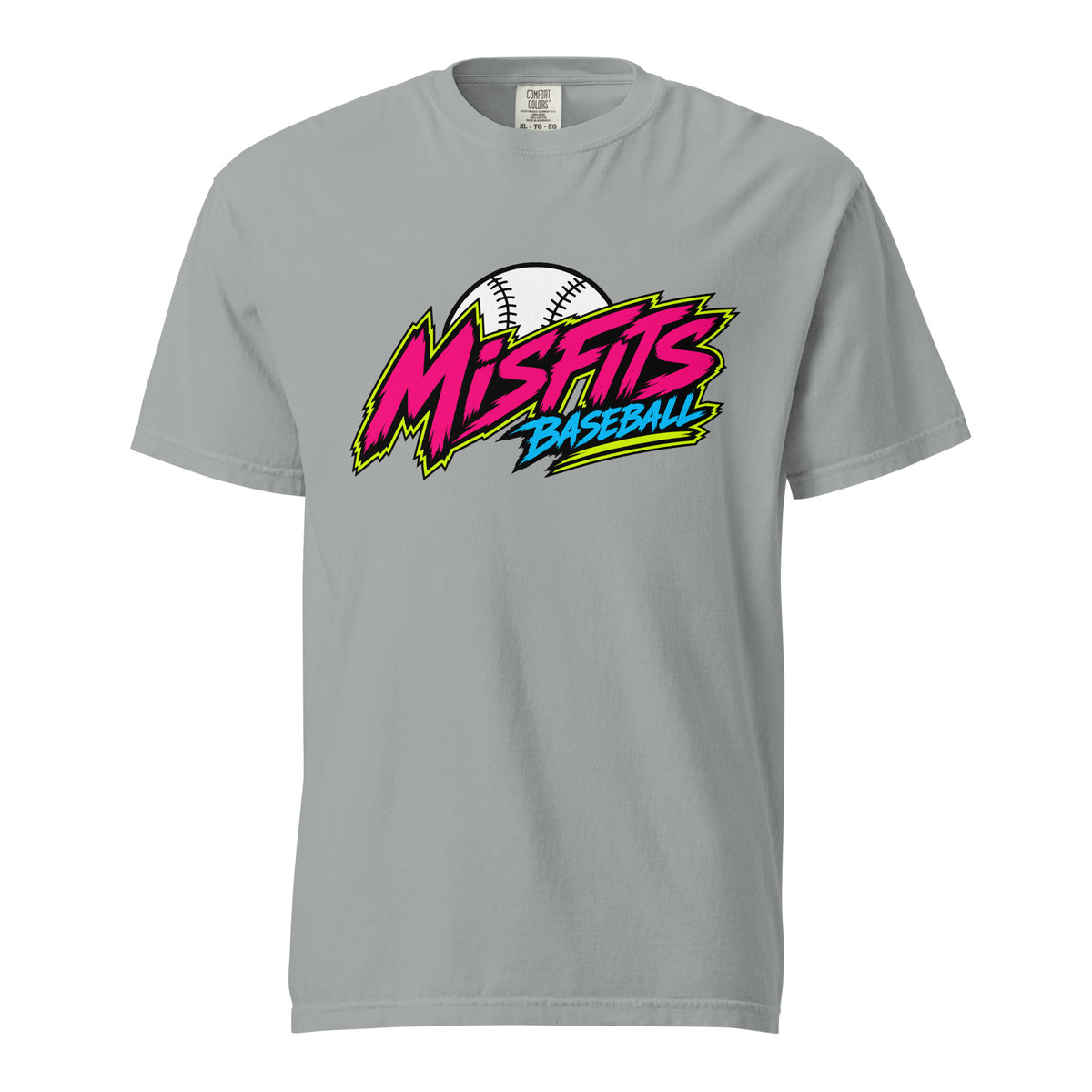 Signature | Comfort Colors T-Shirt | Misfits Baseball | Athletics Logo