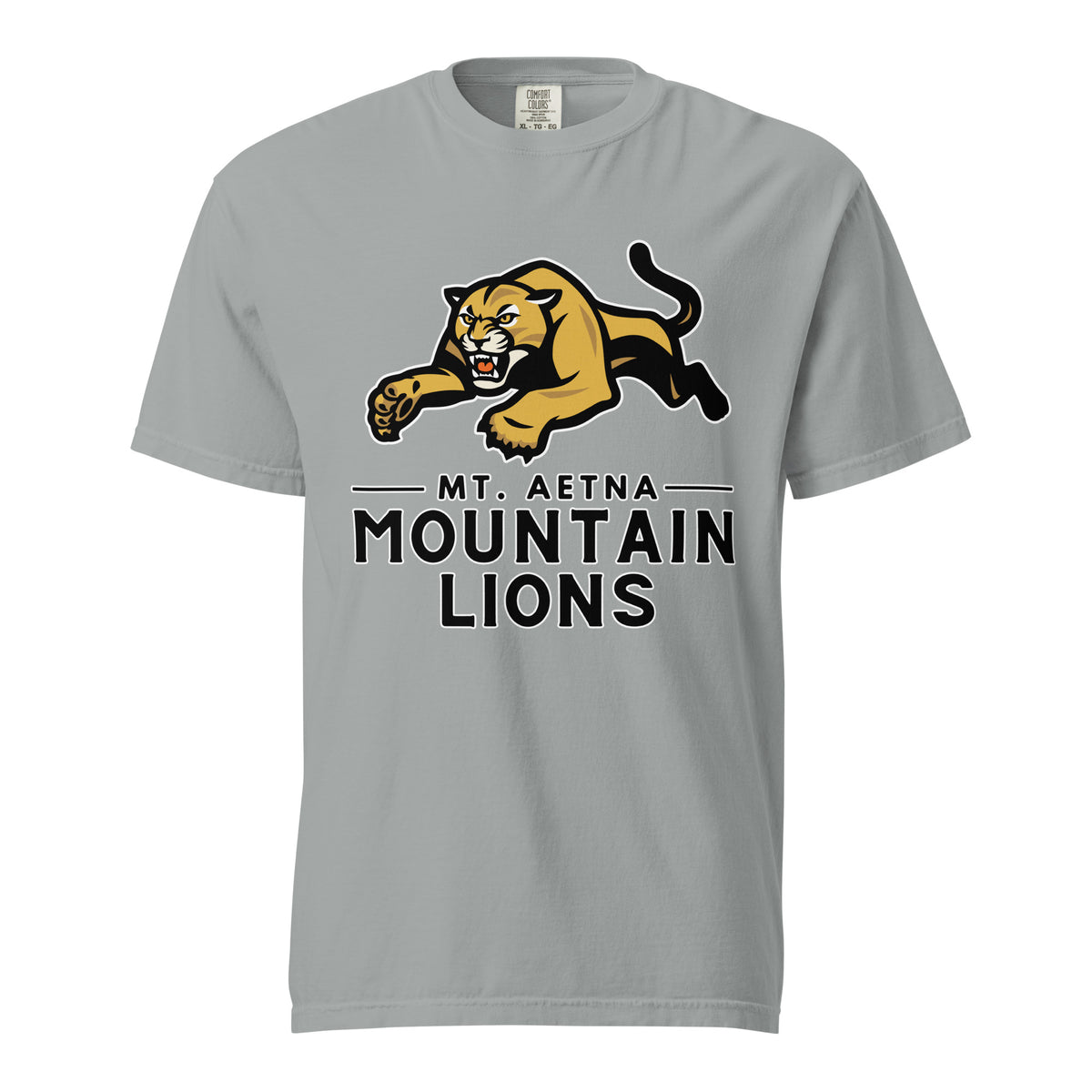 Signature | Comfort Colors T-Shirt | Mt. Aetna Adventist School | Emblem Logo