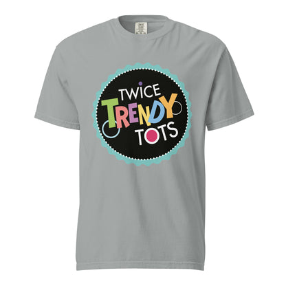 Signature | Comfort Colors T-Shirt | Twice Trendy Tots | Badge Logo