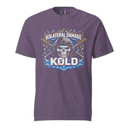 Signature | Comfort Colors T-Shirt | Kolateral Damage E-Sports | Emblem Logo