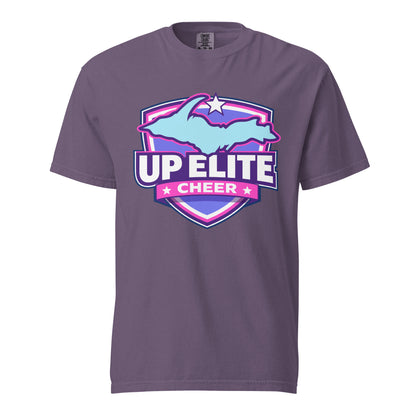 Signature | Comfort Colors T-Shirt | UP Elite Cheer | Shield Logo