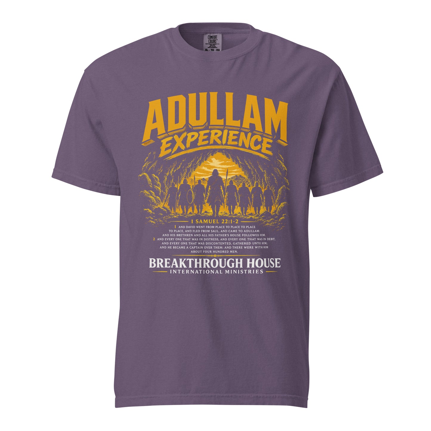 Signature | Comfort Colors T-Shirt | Breakthrough House International Ministries | Emblem Logo