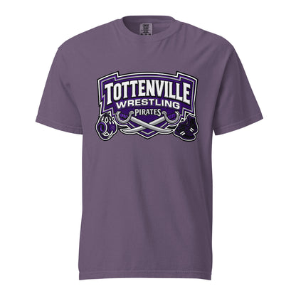 Signature | Comfort Colors T-Shirt | Tottenville wrestling club | Vanguard Logo