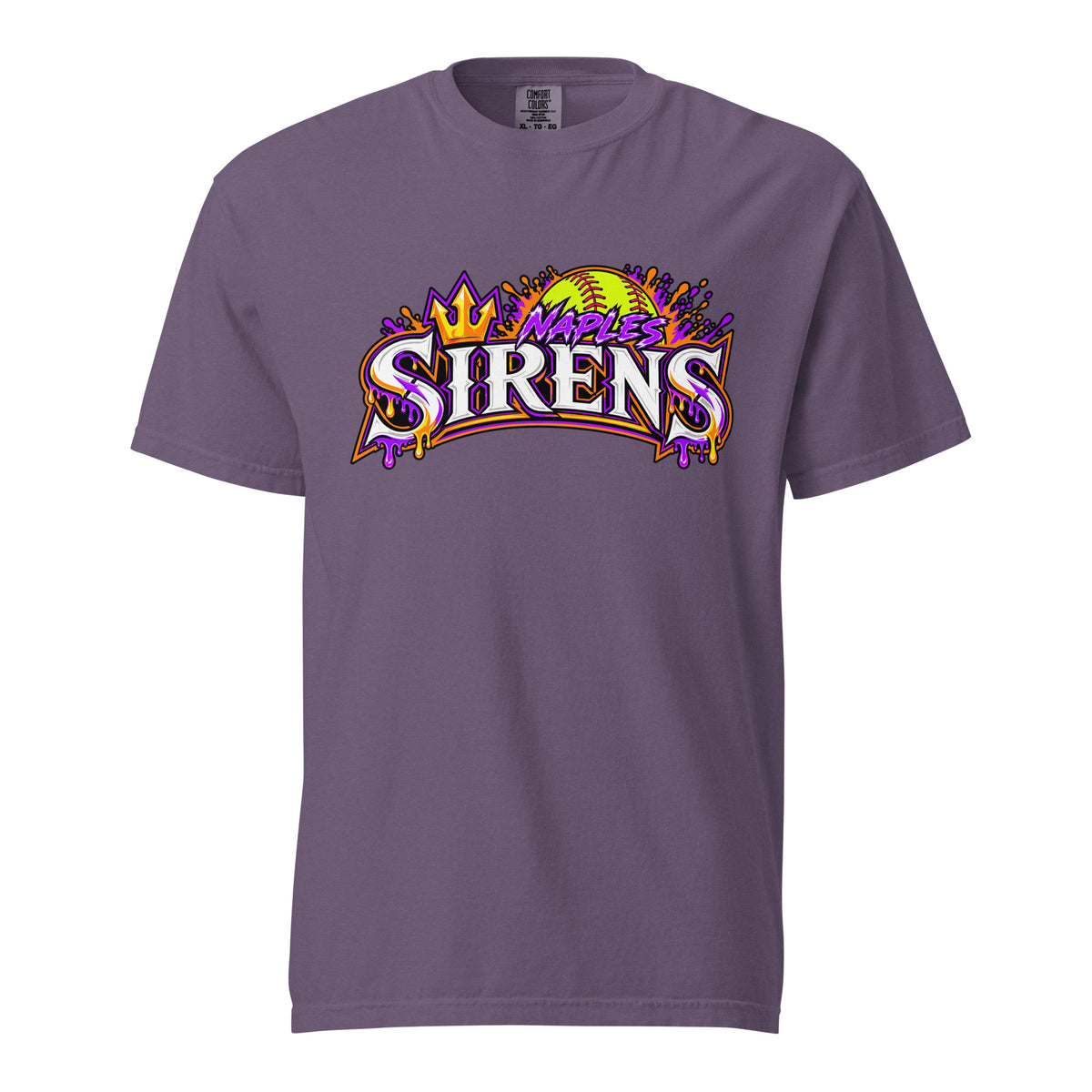 Signature | Comfort Colors T-Shirt | Naples Sirens | Emblem Logo