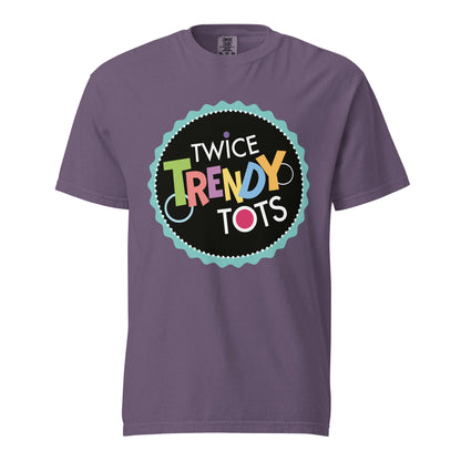 Signature | Comfort Colors T-Shirt | Twice Trendy Tots | Badge Logo