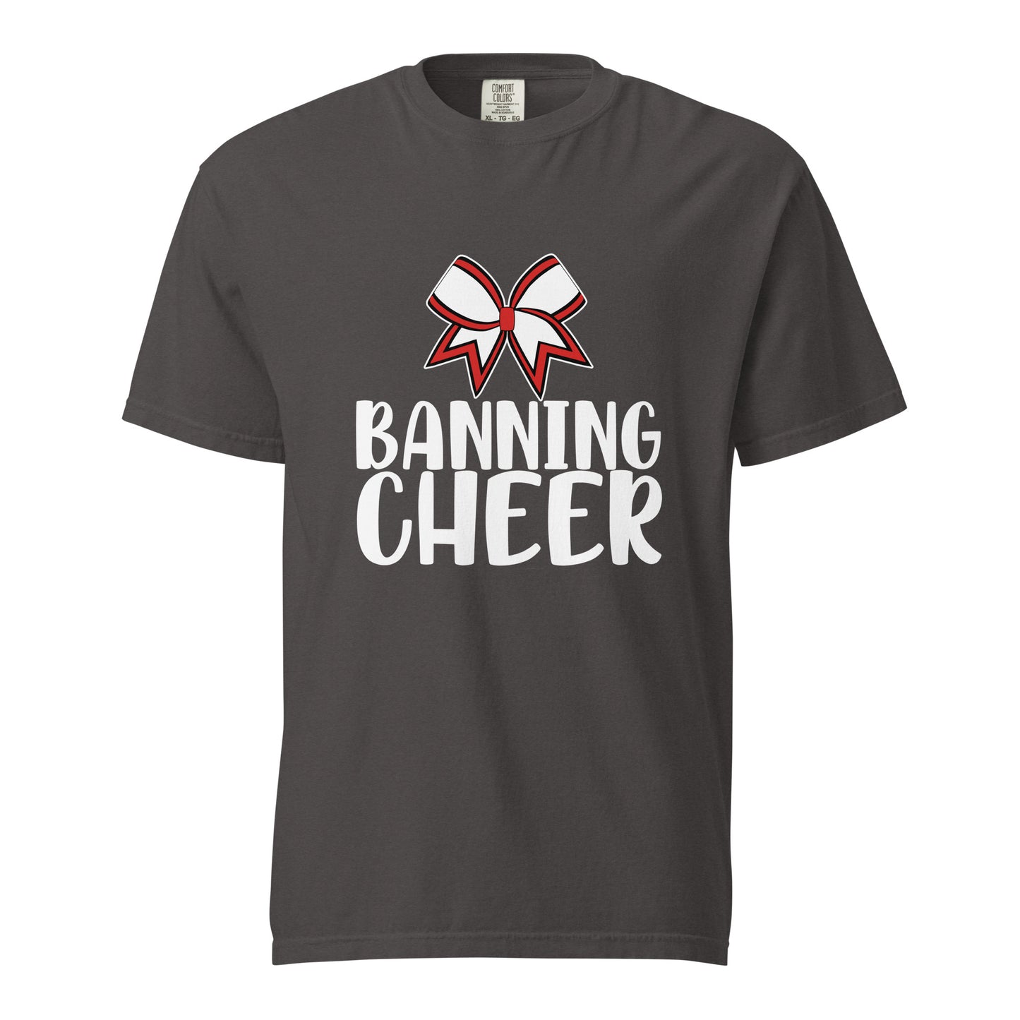 Signature | Comfort Colors T-Shirt | BHS Coed Cheer | Banning Cheer Logo
