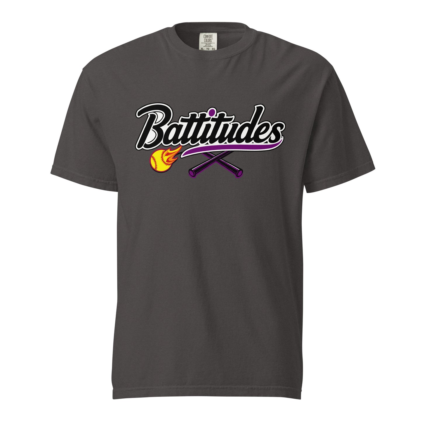 Signature | Comfort Colors T-Shirt | Battitudes | Crest Logo