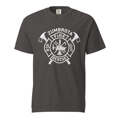 Signature | Comfort Colors T-Shirt | Zumbrota Fire Department | Crest Logo