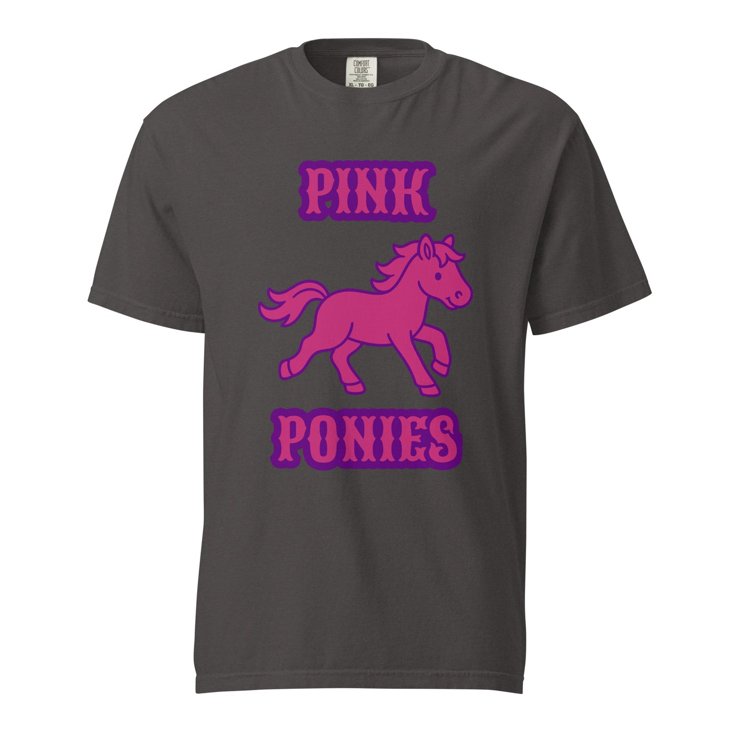 Signature | Comfort Colors T-Shirt | Pink Pony Athletic Club | Emblem Logo