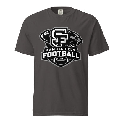 Signature | Comfort Colors T-Shirt | Samuel Fels Football | Crest Logo