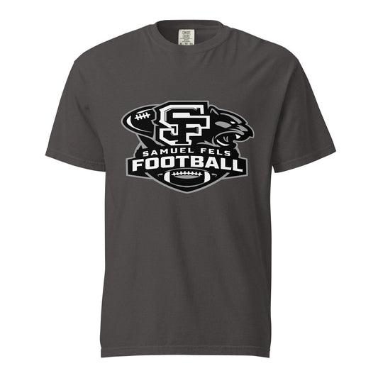 Signature | Comfort Colors T-Shirt | Samuel Fels Football | Crest Logo