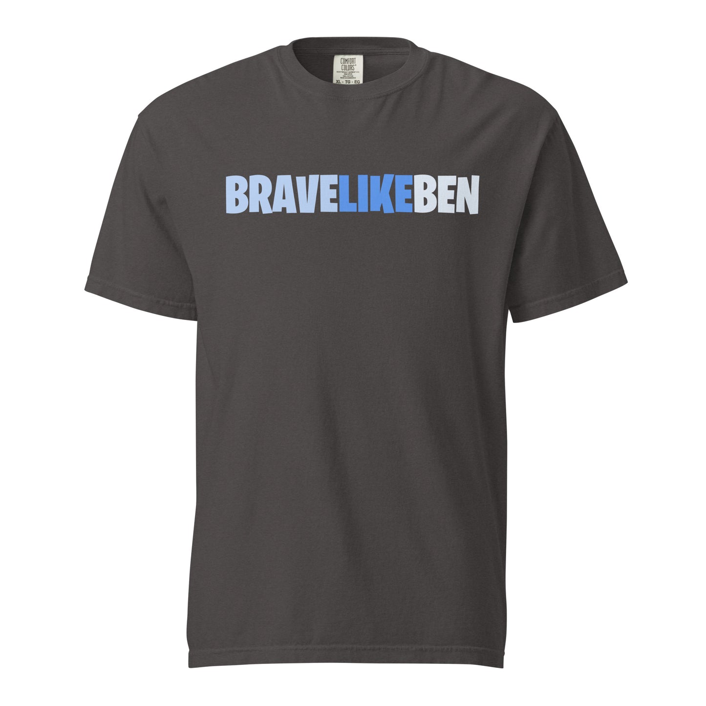 Signature | Comfort Colors T-Shirt | Brave Like Ben | Script Logo
