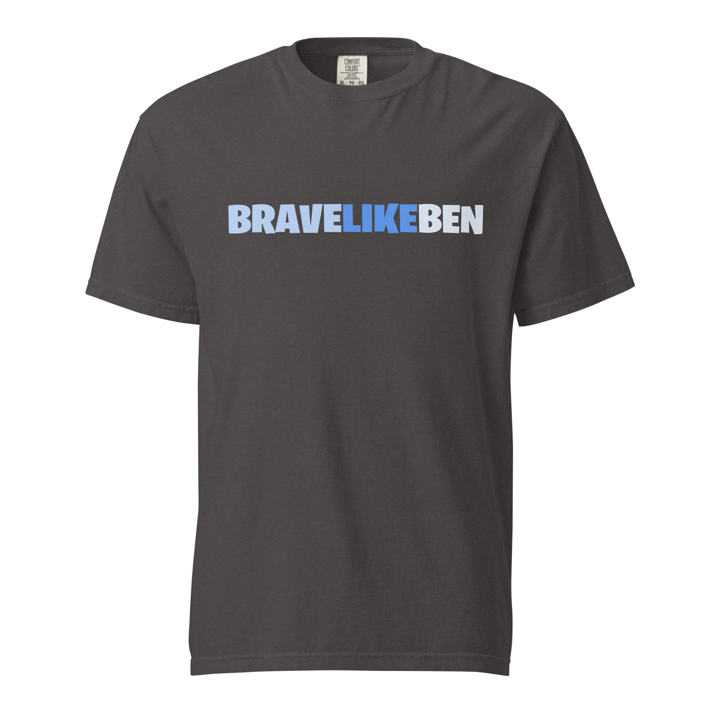 Signature | Comfort Colors T-Shirt | Brave Like Ben | Script Logo